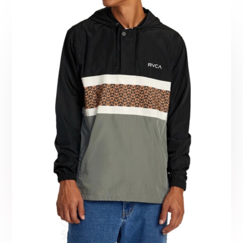 RVCA Campera Meyer II Packable Anorak Lightweight Jacket Men's Size Large (NWOT)